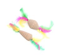 Hemobllo Lot de Jouets pour Chats Jouet Clochette à Chat en Papier Ondulé Son et Résistance à l'usure à Maison
