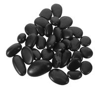 Hemobllo Lot de Pierres de Cuisson Naturelles pour Grillades 1 Kg, Galets de Rivière 2-3 Cm Résistants la Chaleur pour Barbecue et Foyer Extérieur, Pierre Chauffante pour Cuisson Précise