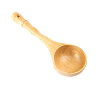 Hemobllo Louche à Eau Domestique Écope à Eau en Bois, Cuillère de Sauna, Poignée Longue, Multi-fonction, Confortable à Tenir, pour Shopping Mall et Supermarché
