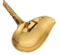 Hemobllo Louche à Sauce en Acier Inoxydable 304 Dorée Bec Verseur Cuillère-Louche Mini pour Sauces et Conserves Ustensile Cuisine Polyvalent 1 Pièce Usage Domestique