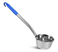 Hemobllo Louche à Soupe Longue en Acier Inoxydable 600 Ml à Manche Suspendu pour Cuisiner et Entretien des Plantes