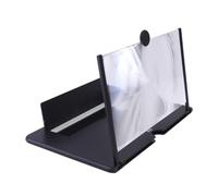 Hemobllo Loupe D'écran Téléphone Portable Amplificateur Vidéo 3D Support Compact Portable Vision Agrandie Usage Familial Couleur Aléatoire