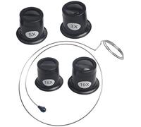Hemobllo Loupe Frontale pour Réparation de Montres Verre en Plastique et Métal, Outils de Réparation de Montres Confortables à Utiliser pour Fête des Pères 2026 Couleur Couleur Aléatoire