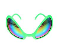 Hemobllo Lunettes De Soleil Fluorescentes Vertes Accessoire Alien Original Pour FêTe Cosplay DéGuisement SoiréE À ThèMe Halloween