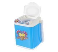 Hemobllo Machine à Laver Garçon Fille Modèle Réaliste avec Panier Égouttoir Éducatif Bleu Blanc Simulation Abs Sûre pour Garçons et Filles
