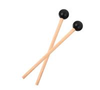 Hemobllo Maillets de Marimba en Bois Foncé, Prise en Main, Paire Professionnelle pour Articulation Précise et Performances Musicales