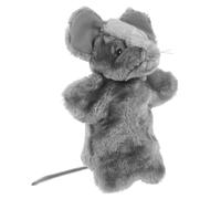 Hemobllo Main Souris Peluche Douce Animale Interactive pour Garçon Fille Éducatif Lavable et Confortable Développement Motricité et Communication