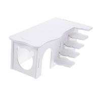 Hemobllo Maison pour Hamster avec Échelle Ludique Abri Confortable pour Cochon Et Petits Rongeurs Refuge Calme pour Repos Et Jeu Maison Facile à Nettoyer avec Plateforme Intégrée Habitat Pr