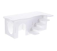 Hemobllo Maison pour Hamster Échelle en PVC Résistante, Cachette Confortable et Sûre pour Petits Animaux, Repos Sommeil des Hamsters