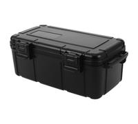 Hemobllo Mallette Rigide Étanche en Plastique Boîte à Outils Portable Résistante aux Chocs Petite Mallette de Transport Multifonction pour Activités de Plein Air Équipée D’Un Système de