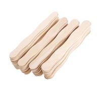 Hemobllo Manches de Ventilateur en Bois Naturel 100 Pcs, Poignées Rondes 200 X 25 X 2 Mm pour Bricolage et Décoration de Mariage, Accessoires Polyvalents pour Éventails Portatifs