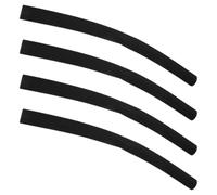 Hemobllo Manchon Pour Poignée De Poussette Bébé, Housse De Protection Noire En Mousse Éponge, Et Confortable, Lot De 4 Pièces, Accessoires Poussette Pour Usage Quotidien