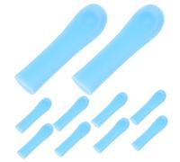 Hemobllo Manchons de Rechange pour Cuillères Auriculaires 10Pcs Couvercle Réutilisable Silicone Accessoire Confortable pour Nettoyage des Oreilles Compatible Divers Outils Usage Domestique