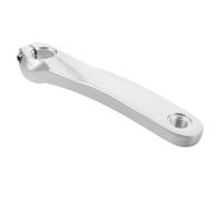 Hemobllo Manivelle Gauche de Vélo en Alliage D'aluminium 170 MM | Remplacement Facile, Installation Simple, Usage Route et Vtt, Argenté, Robuste et Résistant à L'usure