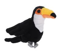 Hemobllo Marionnette à Doigt Oiseau Peluche pour Garçon Fille Marionnette Main Animale Réaliste pour Spectacles et Jeux Interactifs Didactique pour Bébés et Tout-Petits