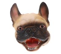 Hemobllo Marionnette à Main Chien Bulldog Colorée pour Garçon Fille Histoire et Fête Marionnette Douce pour Raconter des Contes