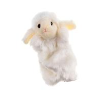 Hemobllo Marionnette Main Mouton Peluche Adorable et Douce Apaisement pour Garçon Fille Animal Peluche Confortable Cadeau pour Fêtes et Garçon Fille Couleur Aléatoire