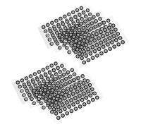 Hemobllo Marqueurs Rétroréfléchissants pour Scanner 3D Feuilles de Points de Marquage Multi-Angles Diamètre Intérieur 6 MM Extérieur 10 MM Lot de 10 Feuilles de 50 Marqueurs