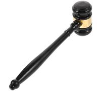Hemobllo Marteau de Juge Bois pour Enchères et Tribunaux Marteau Daudience Bois Gavel pour Avocat et Juge Outil Pratique et Élégant pour Enchères et Procès