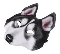 Hemobllo Masque de Fête Animal Réaliste en Eva Sangle Ajustable pour Soirée Masquée et Fêtes D'halloween, Forme Chien Ajustement Sécurisé