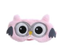 Hemobllo Masque de Sommeil Doux et Réglable Motif Hibou avec Confortable et Élastique pour Dormir Voyage Sieste et Unisexe et à Porter