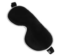 Hemobllo Masque de Sommeil pour Bloquer la Lumière en Soie Noire pour Bébé Confortable et Doux Peau Pendant la Sieste