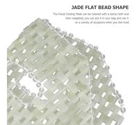 Hemobllo Masque Rafraîchissant En Jade Visages Et Yeux Grosse Taille Pour Soulager La Fatigue Oculaire Soins Peau Détente à Domicile Rechargeable