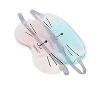 Hemobllo Masques De Glace Yeux En Gel Rafraîchissants 2 Pièces Taille Standard Coussinets Oculaires Réutilisables Femmes Détente Sommeil Bureau Usage Quotidien