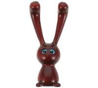 Hemobllo Massage Bois Naturel Forme de Lapin Bâton de Massage Visage et Corps Santal Outil Gua Sha pour Lifting Du Menton et Atténuation des Ombres Sous les Yeux Détente Musculaire Du Cou