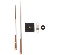 Hemobllo Mécanisme d'Horloge à Piles Aiguilles en Bois Massif Kit Complet pour Horloge Murale Adapté à Divers Styles de Cadres L'Usage Intérieur