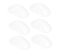Hemobllo Mentonnières Transparentes pour Casque de Sport en Pp, Lot de 6 Pièces, Protection Confortable et Maintien, Accessoires Vélo pour Usage Sportif et Plein Air