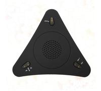 Hemobllo Microphone USB Omnidirectionnel avec Décho Haute Plug and Play Compatible Distance Éducation Enregistrement Chat Vocal et Jeux Noir