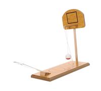 Hemobllo Mini Basket Bois pour Garçon Fille Jeu de Basket de Table Éducatif Développe la Coordination Main Créativité Mini Portable pour Garçon Fille et Bébés