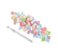 Hemobllo Mini Blocs Éponge pour Ongles avec Stylet Applicateur Éponge pour Nail Art à Ongles Réutilisables et Portables pour Utilisation à Domicile