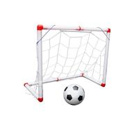 Hemobllo Mini But de Football avec Filet Résistant et Ballon Gonflable Jeu Intérieur Garçon Fille Porte Football Amovible pour Entraînement et Loisirs Famille Sportif Polyvalent