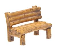 Hemobllo Mini Chaise Miniature Décorative pour Jardin, Support Téléphone De Bureau, Bois, Taille Mini, Accessoire Micro-Paysage DIY, Décoration Extérieure Et Miniature De Village De Fées