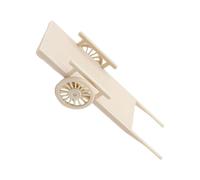 Hemobllo Mini-Chariot à Planches Miniature Outils de Ferme en Résine Colorée Ensemble Décoratif pour Maison de Poupée Accessoires de Jardin Féerique Éducatif pour Modélisme Agricole