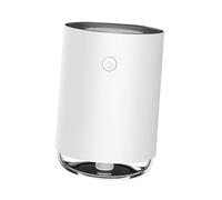Hemobllo Mini Humidificateur Air Aromathérapie USB Portable Diffuseur Arômes Silencieux pour Bureau Maison et Voiture Hydratation et Ambiance Relaxante Blanc