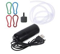 Hemobllo Mini Pompe à Air pour Aquarium USB Pompe à Oxygène Compacte Noire Petit Débit pour Aquariums et Bassins Alimentation USB Fournitures Outil D'oxygénation Portable Couleur Aléatoire