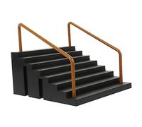 Hemobllo Mini Rampe et Obstacle pour Skatepark à Doigts Accessoire de Skate Garçon Fille Kit Simple et pour Entraînement et Jeu Maison