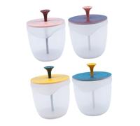 Hemobllo Mini Tasse Moussante Nettoyant Visage 4 Pièces Colorées Compacte En Pp, Créateur De Bulles Pour Soin Du Visage Et Nettoyage Quotidien