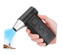 Hemobllo Mini Ventilateur Portable Haute Vitesse Ajustable Souffleur Électrique Puissant pour Camping et Nettoyage Extérieur Ventilateur à Main Léger et Compact pour Refroidissement Rapide