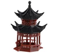 Hemobllo Miniature Pagoda Figurine pour Aquarium Et Bonsai Décoration De Jardin Asiatique Ornement Accessoires De Zen Garden Statue Architecture Ancienne