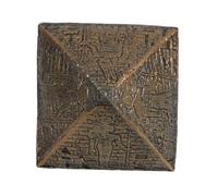 Hemobllo Miniature Pyramide Égyptienne Statue Vintage pour Décoration De Bureau Jouet Éducatif pour Garçon Fille Et Adultes Accessoire De Collection Antique