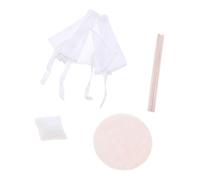Hemobllo Miniature Tente de Camping pour Maison de Poupée avec Tapis et Coussins Décor Portable Design à Dessiner Dimagination pour Garçon Fille Accessoire Décoratif Réaliste