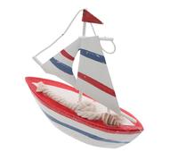 Hemobllo Miniature Wooden Sailboat Model Nautical Boat Figurine for Coastal Table Decor and Beach House Centerpiece Versatile Rustic Wooden Ship Ornament for Living Mantel