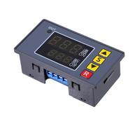 Hemobllo Minuteur Relais Numérique LCD Multifonctionnel avec Affichage Double Programmable Dc Automatisation Industrielle et Domestique Module Temporisateur à Délai Infini et Recyclage