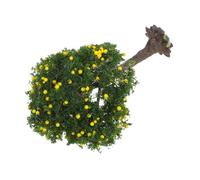 Hemobllo Modèle d'arbre Miniature pour Micro- Décoration de Jardin Accessoires de Modélisme Ferroviaire Arbre Artificiel Vert Réaliste pour Projets DIY