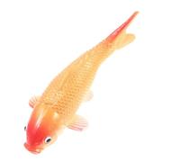 Hemobllo Modèle de Carpe Artificielle Réaliste en PVC, Décoration Dorée pour Maison et Aquarium, Figurine Poisson Décoratif Polyvalente pour Photographie et Ornements D’intérieur