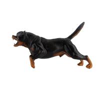 Hemobllo Modèle de Chien Rottweiler pour Garçon Fille de Simulation Réaliste Ornement de Chiot et Écologique Figurine Décorative pour Garçon et Fille